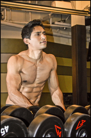 priyom haider gym shirtless